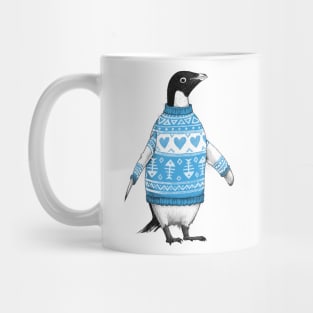 Penguin in a sweater Mug